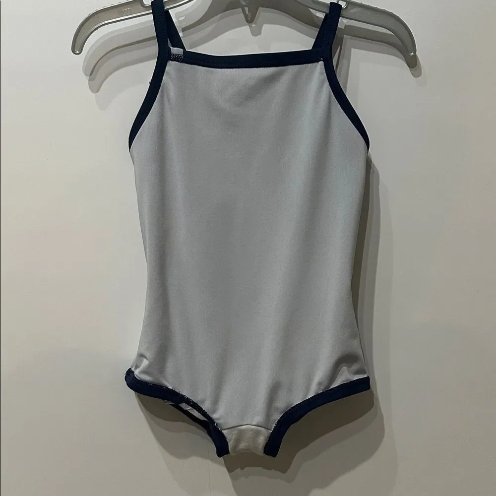 Hanna Andersson Unicorn Ruffle One Piece Sunblock Size 80 18-24 M Navy